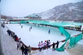 Friends Pushkum and Down Hill Kargil lift 14 CEC Ice Hockey Cup 2023 in Ladakh