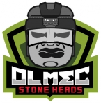 Olmec Stone Heads logo