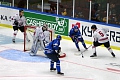 Game action. Finland - Switzerland at WJC2014
