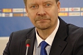 IHWC 2011 Jukka Jalonen at a press conference against Czech Rep.