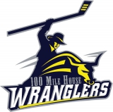 100 Mile House Wranglers logo