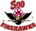 Soo Firehawks logo