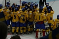 Sweden celebrates win over Finland at WJC 2014